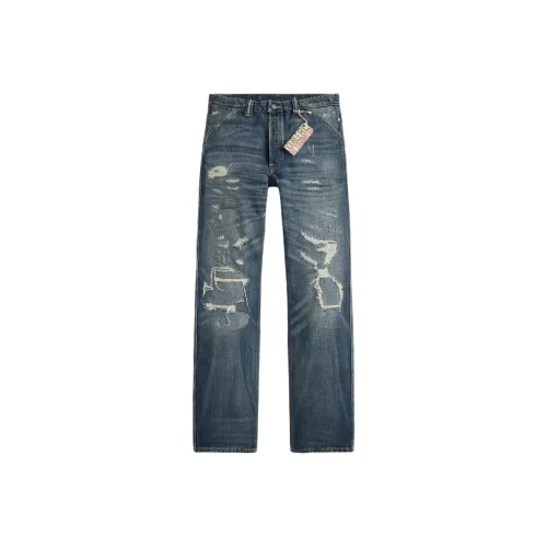 Double RL Синий Мужской Джинсы