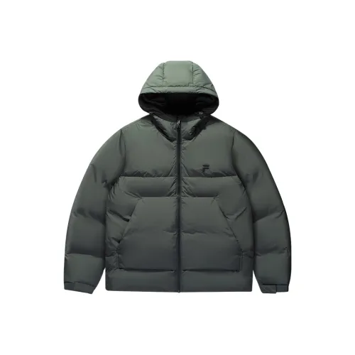 FILA FUSION Пуховик Унисекс Algae Каменный серый