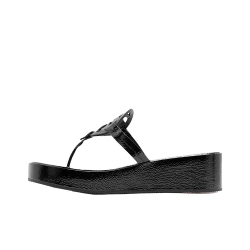 TORY BURCH Miller Шлепанцы Женские Черные