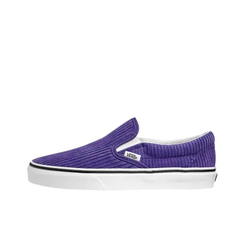 Vans CLASSIC Slip-On Скейтборд Кроссовки Мужские Фиолетовые