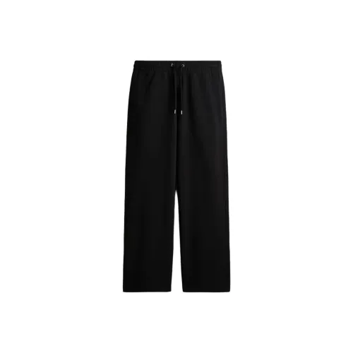 H&M Черные Мужские Вязаные Спортивные Штаны