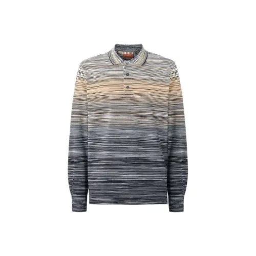 MISSONI Теплый Серый Мужская Поло