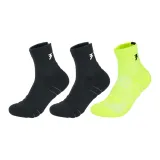 3 упаковки (Черный 2 + Неоново-желтый 1)