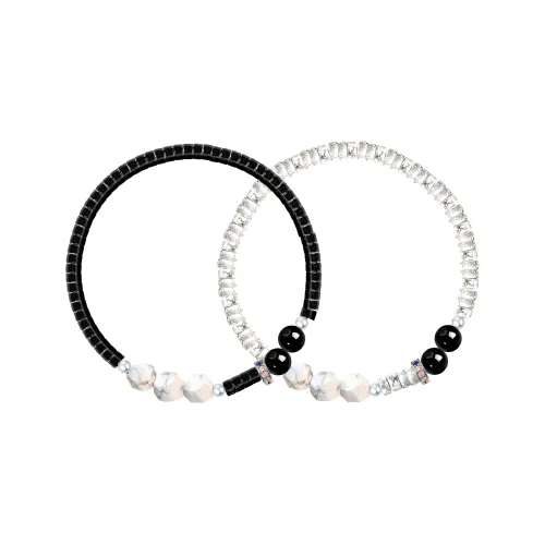 SIMPLE JOYS Белый Бирюзовый Браслеты Унисекс