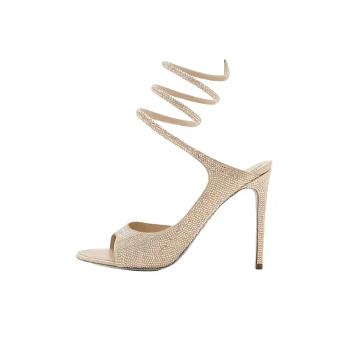 RENE CAOVILLA Audrey One Ремешок Сандалии 10,5 см Женские Золотые