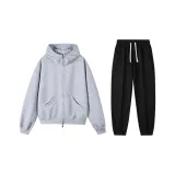 Повседневная спортивная одежда (Фотиния серый + черный)