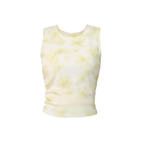 Meesu Зеленый лист Фея Trail с утепленным верхним обхватом груди Женские спортивные майки без рукавов