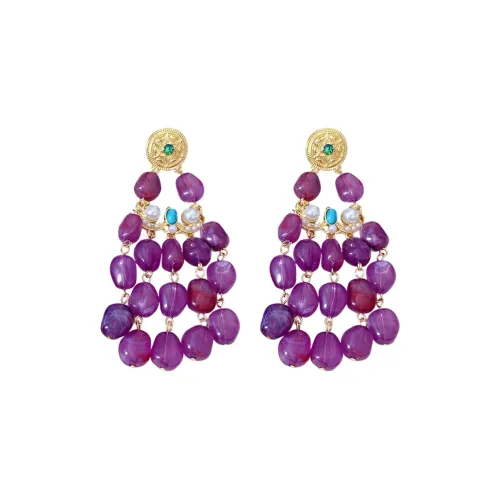 Drejew Alloy Faux Pearl Earrings Women's