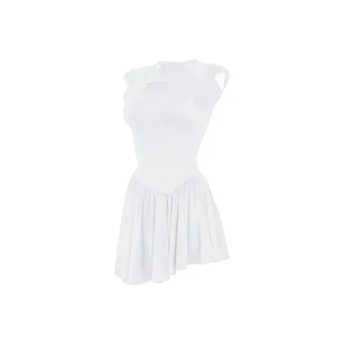 BEBE Короткий рукав платье женское