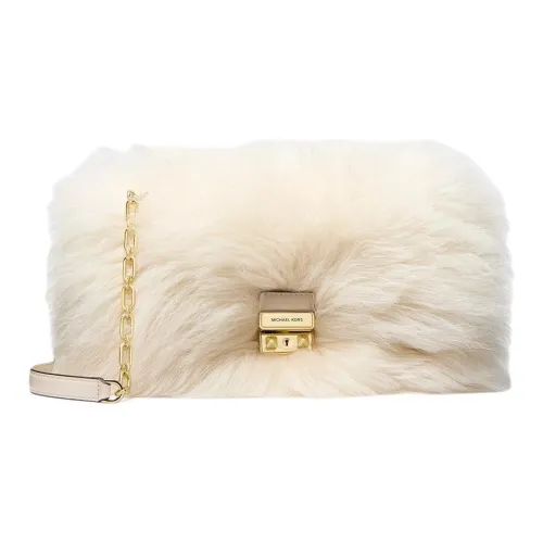 MICHAEL KORS Tribeca Шерсть Сумка на плечо Большая Женская Белая