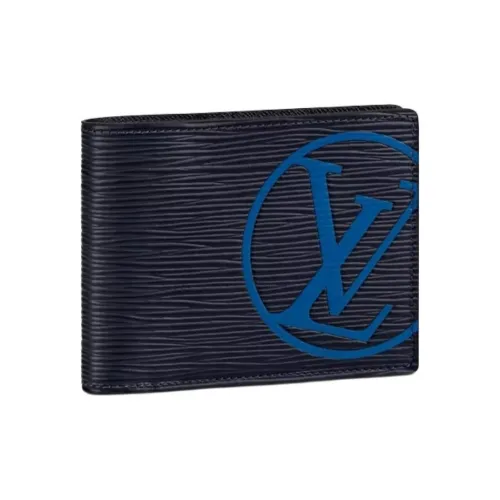 LOUIS VUITTON Multiple Кожа EPI Кошелек Обычный Унисекс Синий