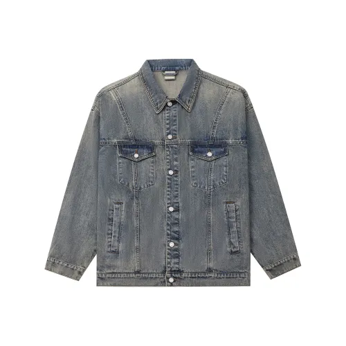 Madcloud Деним/Джинсовый синий Мужские Джинсовые куртки