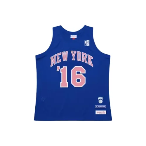 MITCHELL NESS x BLACKPINK SS25 Knicks Баскетбольная Джерси Унисекс