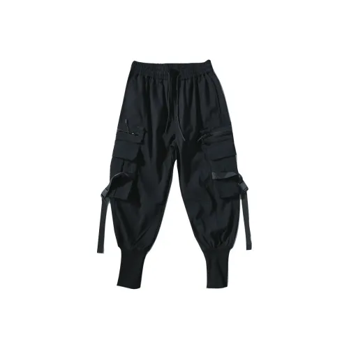 SINKACME Черные Мужские Карго Брюки