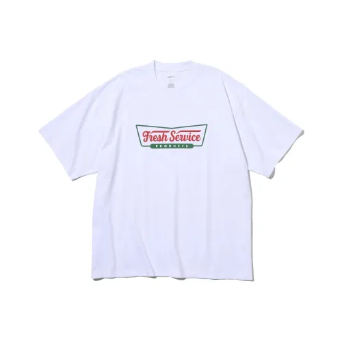 Fresh Service Белый Мужской T-Рубашки