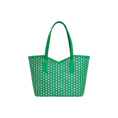 Moynat Холст Тоут Сумка Сумка для покупок Женская Зеленая