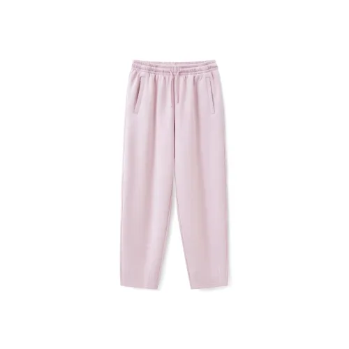 XTEP Вязаные тренировочные брюки женские цвет розовый серия Flower Language