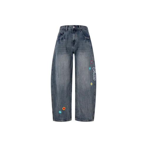 CHOCOOLATE XPB0271 Blue Unisex Jeans CHOCOOLATE XPB0271 Синий Унисекс Джинсы