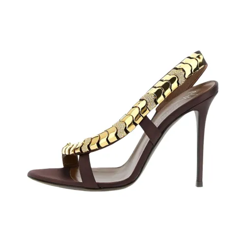 Giuseppe Zanotti GZ Dafne One Ремешок Сандалии 10,5 см Женские Коричневый