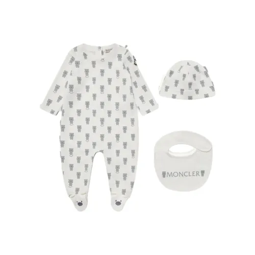 Moncler Комбинезон Тедди С принтом Хлопок Набор для младенцев и малышей