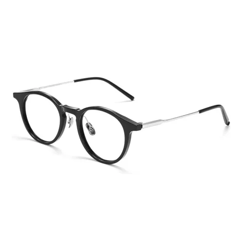 PSACSS Чистый титан Пластиковая оправа Овал Оправы для очков Унисекс