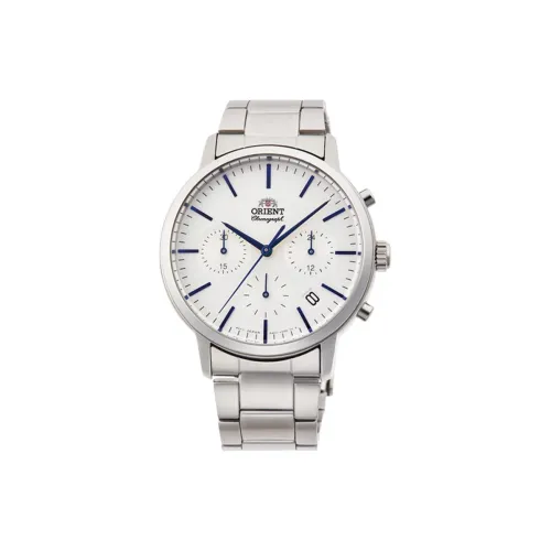 ORIENT Sports Collection Кварцевый механизм нержавеющий стальной ремешок часы 40,4 мм мужские белый циферблат