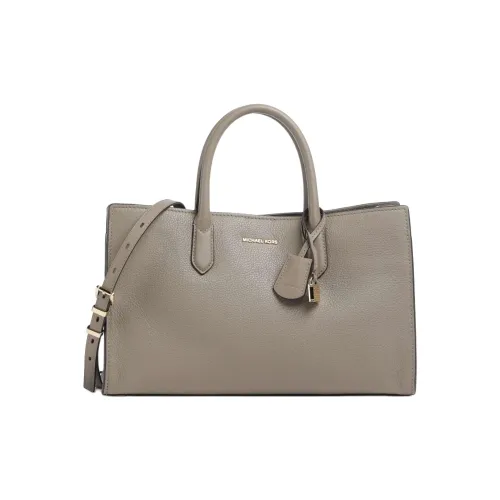 MICHAEL KORS Scarlett Коровья крупнозернистая текстура Сумка среднего размера Женская Тауповая