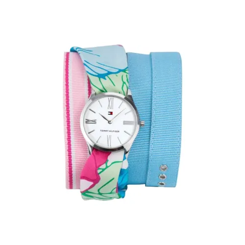 Tommy Hilfiger Women's Watch Кварцевый механизм Canvas Strap 35mm White Dial