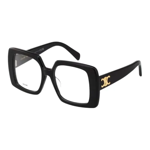 CELINE Ацетат Квадратные Солнцезащитные очки Унисекс Черные