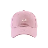 Розовая кожаная