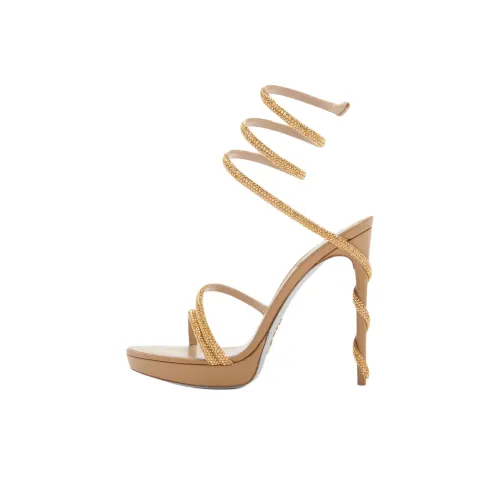 RENE CAOVILLA Margot Мед One Sandals 12cm Женские Бежевые