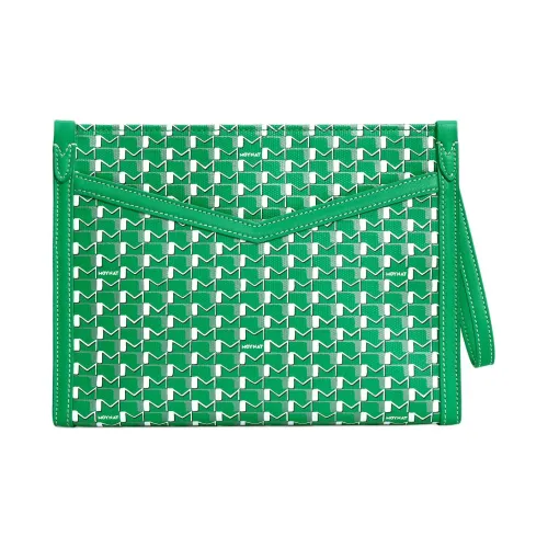 Moynat Canvas Clutch Женские Green