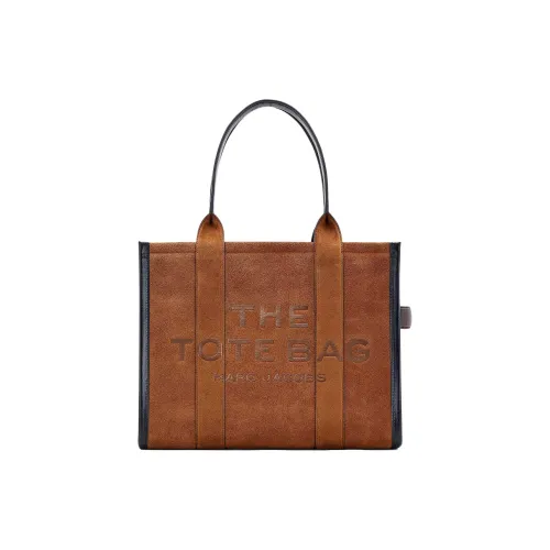 MARC JACOBS Замша Тоут Сумка Сумка для покупок Сумка на плечо Большая Женская Медный Желтый