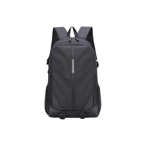 Warrior Полиэстер Рюкзак Стандартный Унисекс Черный Серый