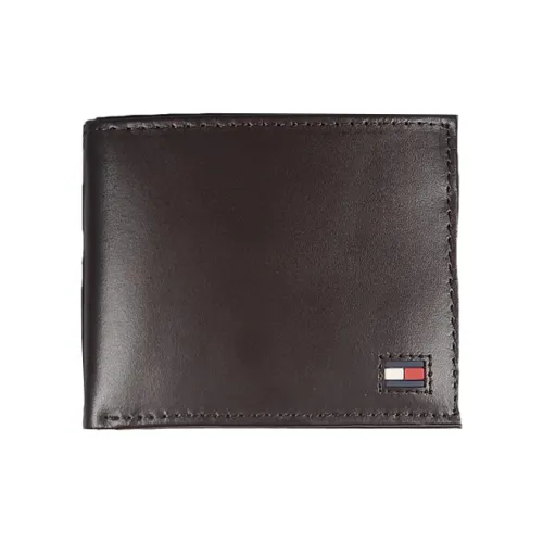 Tommy Hilfiger Кожа Кошелек Мужской Коричневый Черный