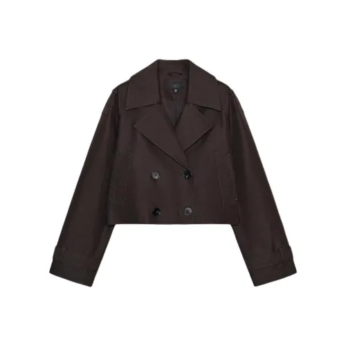 ZARA Коричневый Женский Тренч