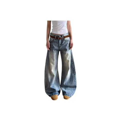 UPWARD LAB Blue Unisex Jeans