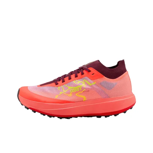Arcteryx SYLAN PRO Дышащие Беговые кроссовки Мужские SOUR Вишня