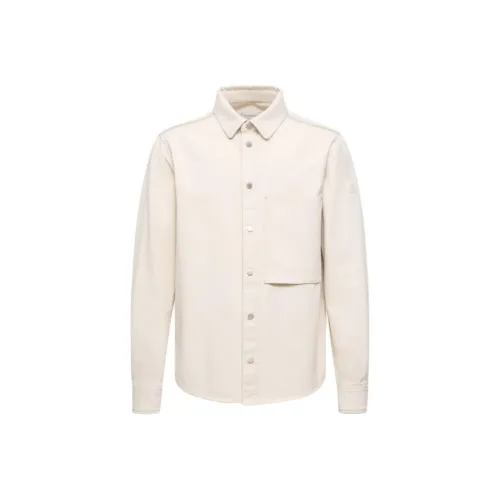 Moncler Denim Рубашка с длинным рукавом Мужская