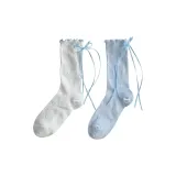 2 пачки (Синий с рюшем + Белый с рюшем)