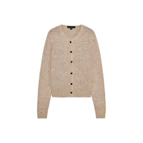 ZARA Песочный/Коричневый Женский Трикотаж