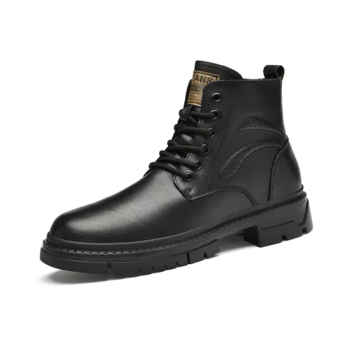 Bull Thunder Short Martin Boot Мужской Черный