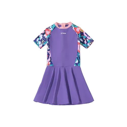 QIAODAN Виноградный фиолетовый Kids Купальники