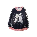 Темно-синий и розовый