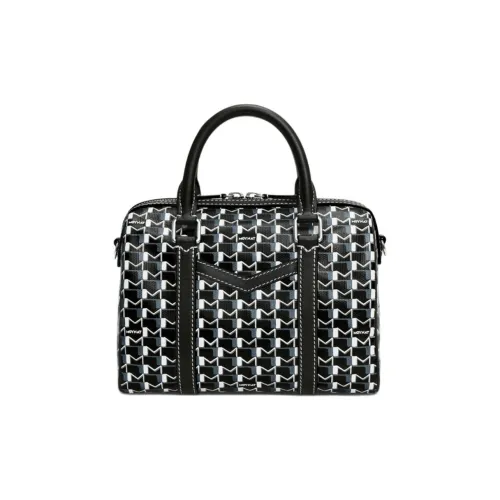 Moynat Холст Через плечо Сумка Мини Женская Черная Белая