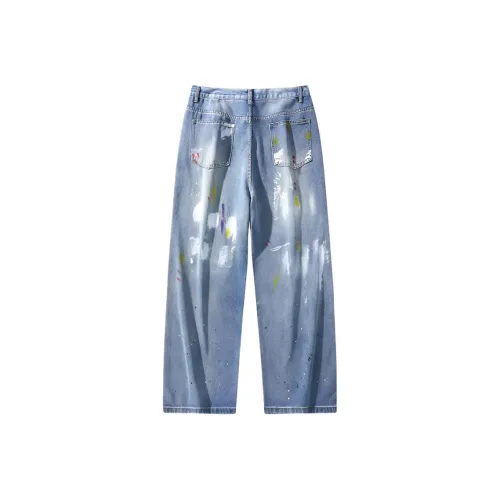 TAIZILONG LLC2599 Светло-синие мужские джинсы