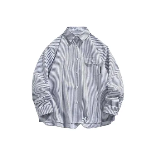 FRLMK Полосы Рубашка Женская Длинный Рукав Женская