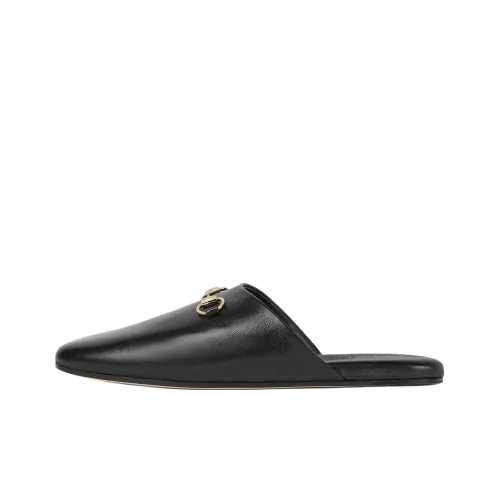 GUCCI Домашние тапочки Женские Черные
