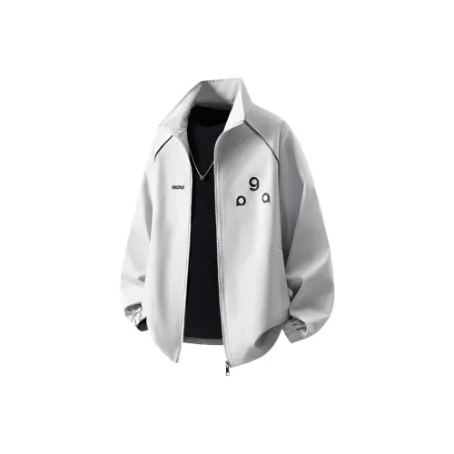 FORCEPULR Светоотражающая полоса буква отложной воротник длинные рукава куртки и пальто унисекс