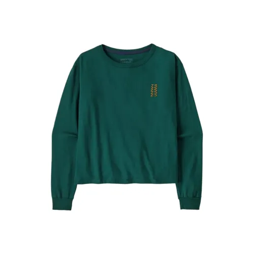 Patagonia Рукав с оборванным плечом T-рубашка Женская